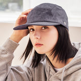 VA Square Suede Camp Cap / Charcoal