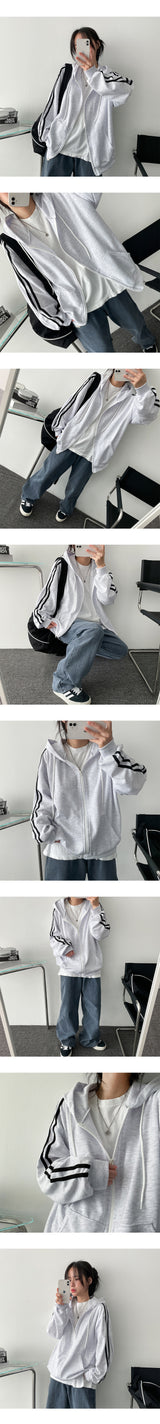 Harpo Coloring Line Hooded Zip-Up