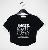 マンデイクロップTシャツ / Monday Crop T-shirt (4color)