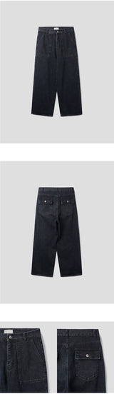 ロットインディゴファティーグデニムジーンズ/lot indigo fatigue denim jeans