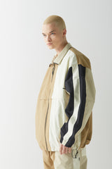 ワイドジャケット/BSR2223FWJK055 MCS WIDE JACKET MULTI BEIGE