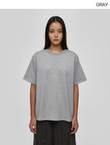 [B-BASIC] Round Neck Box Napping Short Sleeve T-shirt