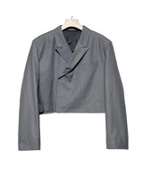 ルシッドクロップラップブレザー / [自主製作] Lucid crop wrap blazer (2 color)