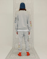 GRANNY SQUARE SWEATSHIRT GRAY MELANGE (6691432792182)