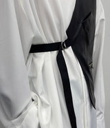 レイヤードレザーベスト / NB Layered Leather Vest