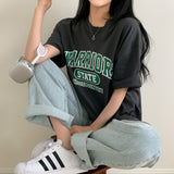 レタリングボクシーTシャツ