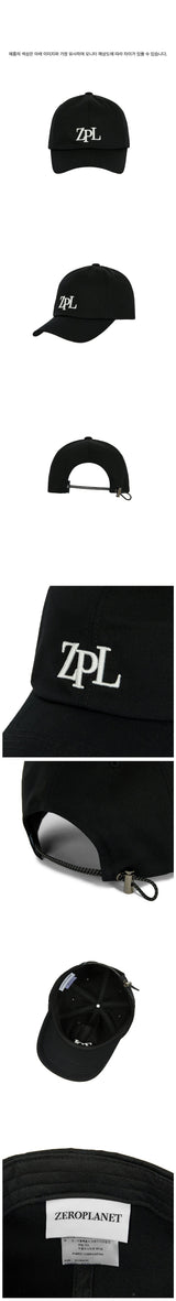 裏ストリングコットンボールキャップ/Back String Cotton Ball Cap [3カラー]