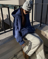 (×)(UNISEX) ラムス起毛フード