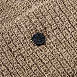 BBD Signature Custom Short Beanie (Dark Beige) (6643612549238)