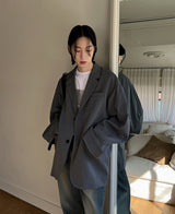 スイッチウィンドブレザー / Stitch wind blazer (2 color)