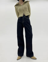 no.7100クロスブラッシュドワイドパンツ/no.7100 Cloth brushed wide pants