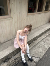 バレリーナシャーリングノースリーブ / ballerina shirring sleeveless