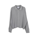 ASCLO Sukashi Collar Cardigan (4color)