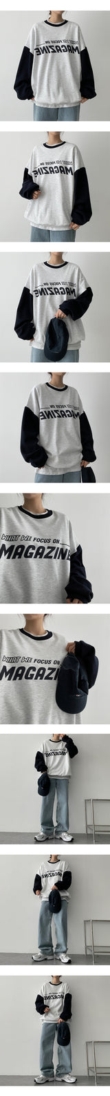 マガーカラードスウェットシャツ / Magger Colored Sweatshirt
