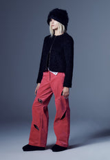 ウールジップクロップジャケット / WOOL ZIP CROP JACKET