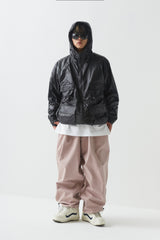 ウィンド4ポケットフーデッドジャケット//BSR2223FWJK038 WIND 4POCKET HOODED JACKET BLACK