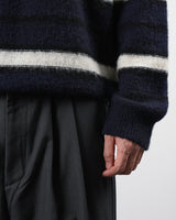 ダイアゴナルラインツータックワイドスラックス/diagonal line two tuck wide slacks 3color