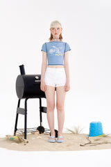 チェリーインナーパンツボードショーツ / CHERRY INNERPANTS BOARDSHORTS [WHITE]