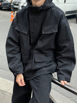 Brest pocket short jacket