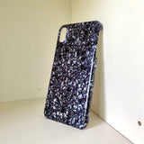 ブラックマーブルスマホハードケース / Black marble hard case