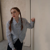 Blue Nylon Shrring Jacket