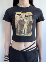 ブロークンピクチャーTシャツ / Broken Picture Tee BLACK