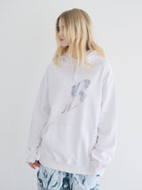 Bロゴパーカー / BSR2223FWPO059 B LOGO HOODIE WHITE
