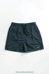 ”ライトウェイトビーチショーツ” (リバーシブル) / PMPS by MOBLAB "Lightweight Beach Shorts" (reversible)