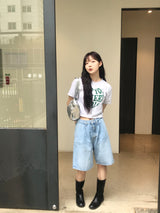 モアナデニムハーフパンツ