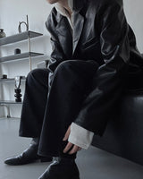 CH Damage Leather Jacket (2 colors)