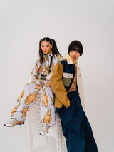 ロゴカラーコットンベーシックジャケット/BSR2223FWJK066 LOGO COLLAR COTTON BASIC JACKET MIX