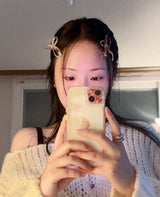 Ribbon ceramics hairpin (6color)