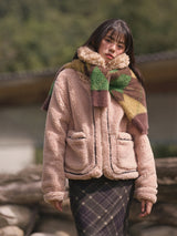 Fur-collar Dumble Jumper