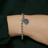 MIDNIGHT BALL CHAIN BLACELET (4623544483958)