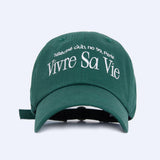 VIVRE SA VIE BALL CAP Green (6563458383990)