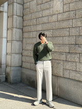 フォードツイストVネックニットウェア / Ford Twisted V-neck Knitwear (7 colors)