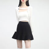 (Set) Syun Knit Button Bolero+Sleeveless