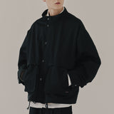 スクエアポケットフィールドジャケット / SQUARE POCKET FIELD JACKET_BLACK
