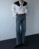 GJ5065 Straight Washing Denim (3 colors)