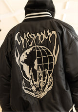 バーチャルワールド60Zバーシティージャケット/VIRTUAL WORLD 6OZ VARSITY JACKET