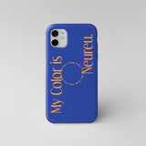 マイカラーケース / My Color Case (Blue Slim Hard)