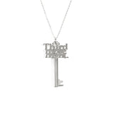 ロゴキーペンダント / Logo Key Pendant (Silver)