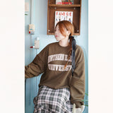 CHECK FRILL BANDING LONG SKIRT