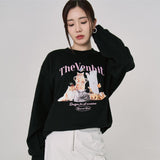 バタフライキャットスウェットシャツ/VENHIT Butterfly Cat SWEATSHIRT_B1