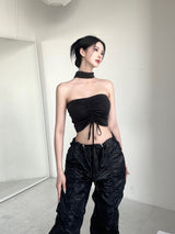 ライジングシャーリングパラシュートパンツ/[High quality] 862. Rising shirring para-suit pt (2color)