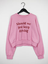 シュークロップスウェットシャツ / Shoe Crop Sweatshirt (3color)