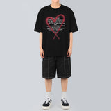 ハートグラフィックTシャツ / Heart graphic T-shirt
