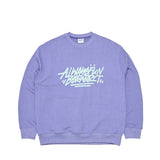 ファンスクリブリングBSRBTクルーネック / BSR2223FWPO072 FUN SCIBBLING BSRBT CREWNECK LAVENDER