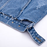 BBD Utopia Bleached Custom Raglan Denim Jacket (Blue)