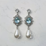 Aqua Jewel Princess Earring - Simple Version (ITZY Yeji Earring)